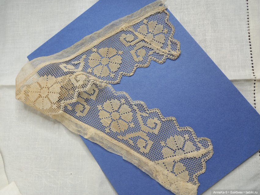 Кружево филе и валансеьн хлопковая сетка (фото 2)