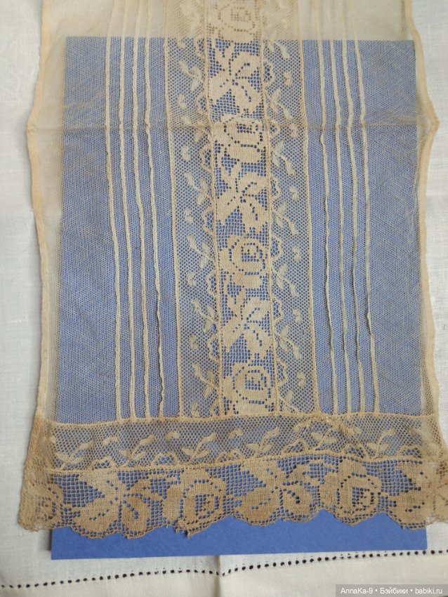 Кружево филе и валансеьн хлопковая сетка (фото 6)