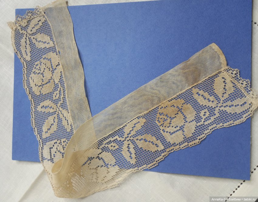 Кружево филе и валансеьн хлопковая сетка (фото 3)