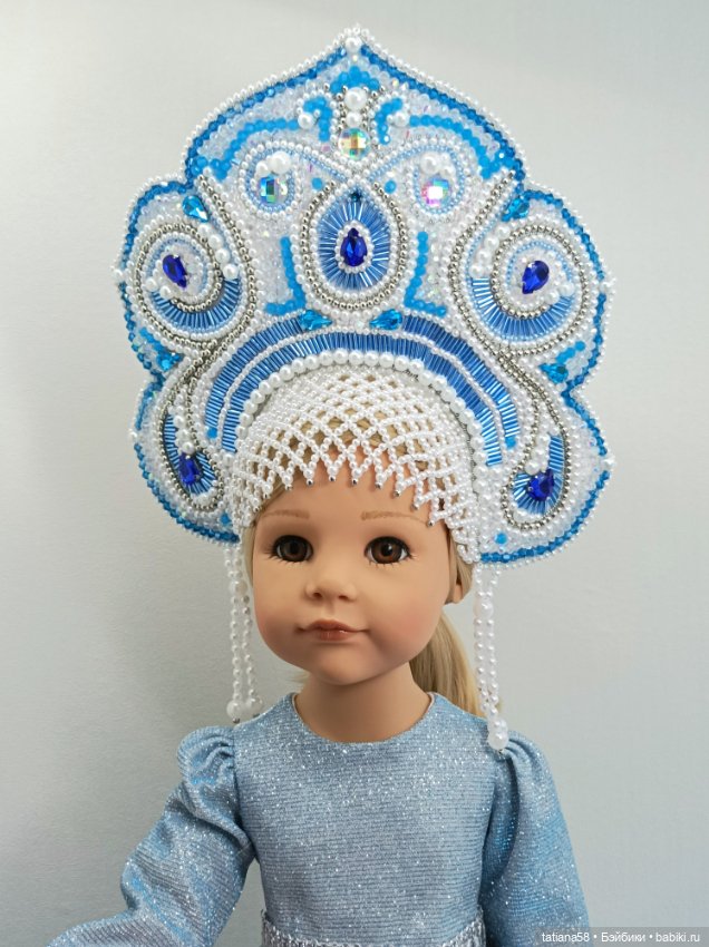 Наряд Снегурочки с гномиком для куколки Gotz (фото 8)