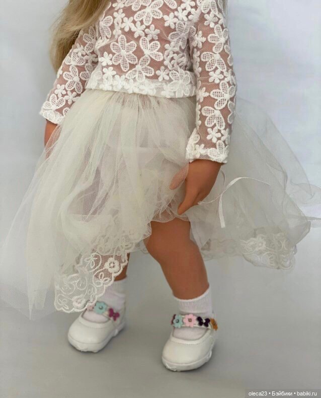 Носочки для кукол Gotz, Galoob Baby Face, Adora и кукол со схожими размерами (фото 4)