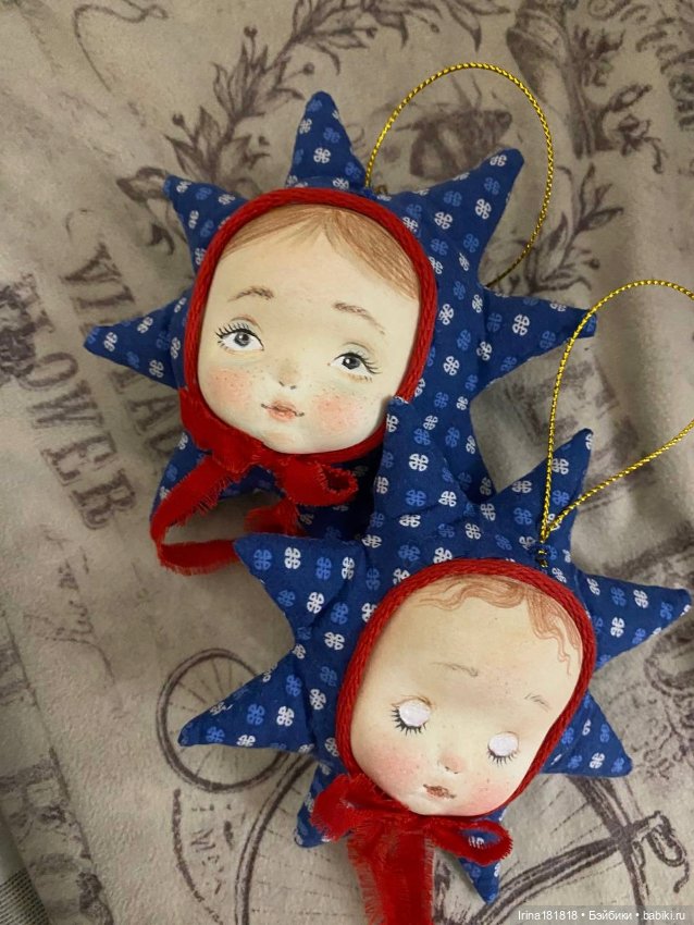 Звездочка игрушка на елку (фото 4)