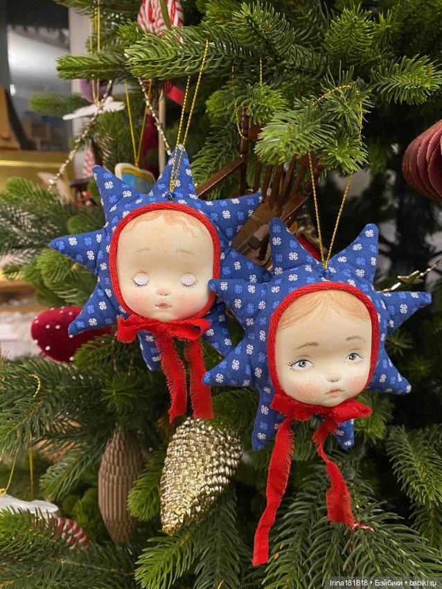 Звездочка игрушка на елку (фото 3)