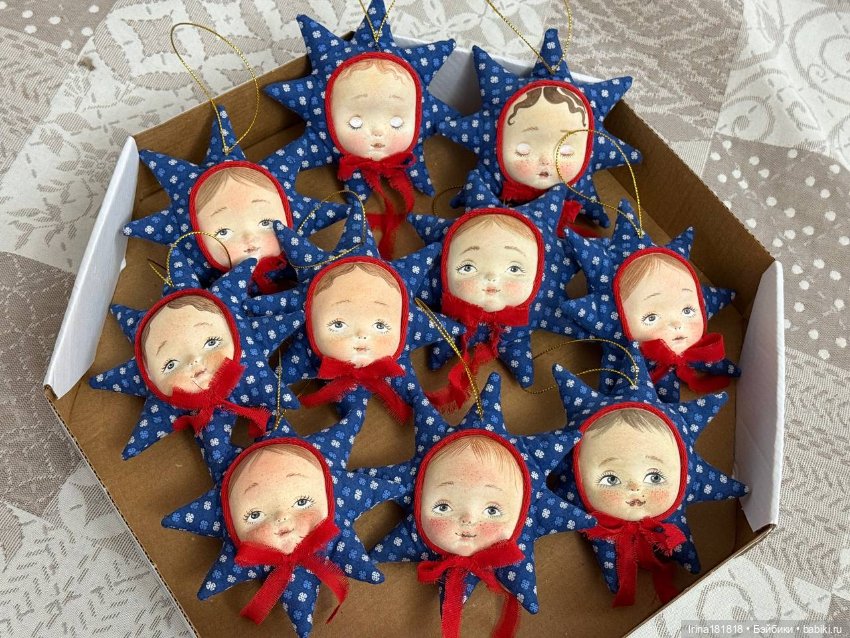 Звездочка игрушка на елку (фото 2)