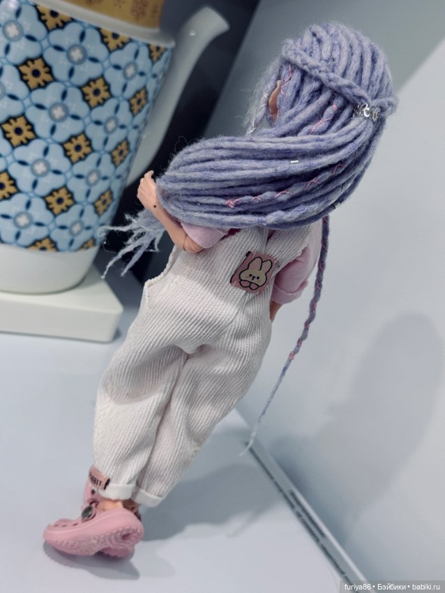 Бабуличка-хипстер печатная бжд (фото 5)