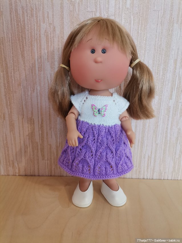 Много вязаной одежды для Мии 30см (фото 6)