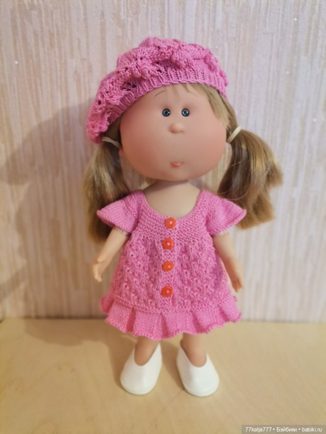 Много вязаной одежды для Мии 30см (фото 5)