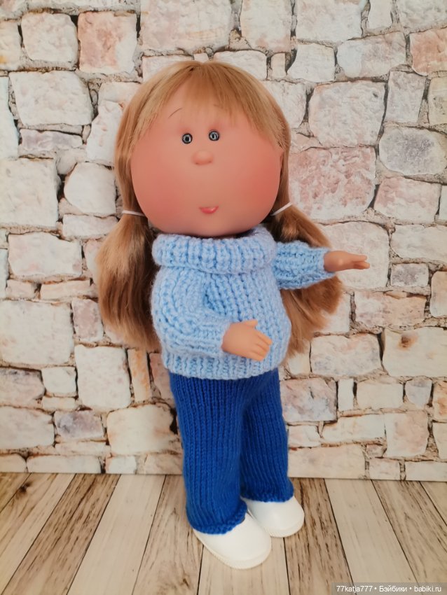 Много вязаной одежды для Мии 30см (фото 3)