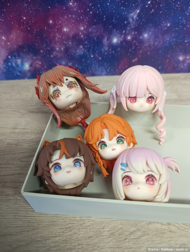 Головы Nagi и DBS — Части шарнирных кукол (не BJD)