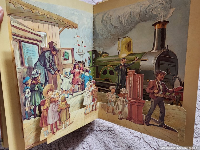 Винтажные детские книги с объемными картинками. Книги репро с антикварных с рисунками (фото 6)