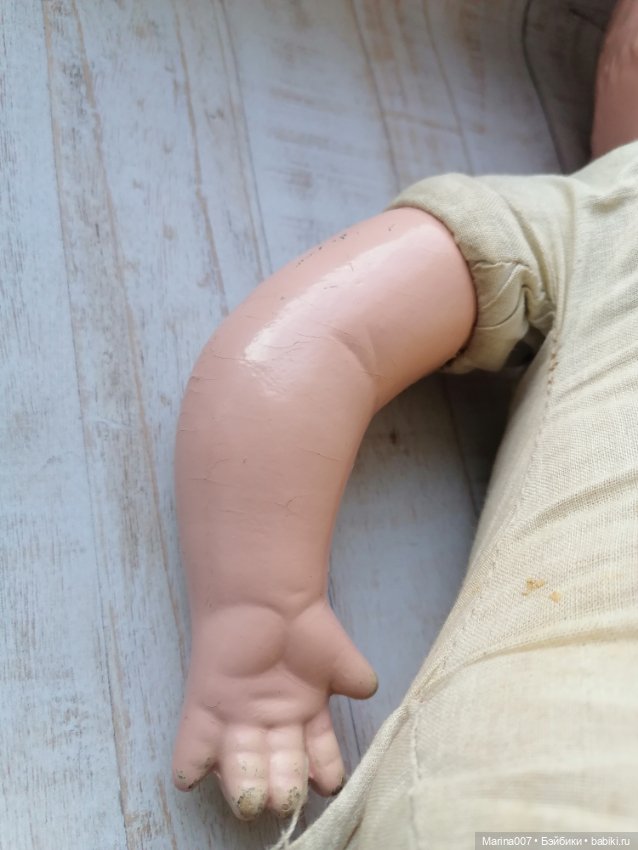 Антикварный малыш из композита, 55 см