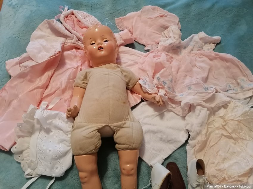 Антикварный малыш из композита, 55 см (фото 5)