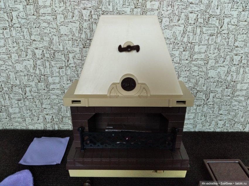 Камин и кресло — Кукольная мебель (фото 3)