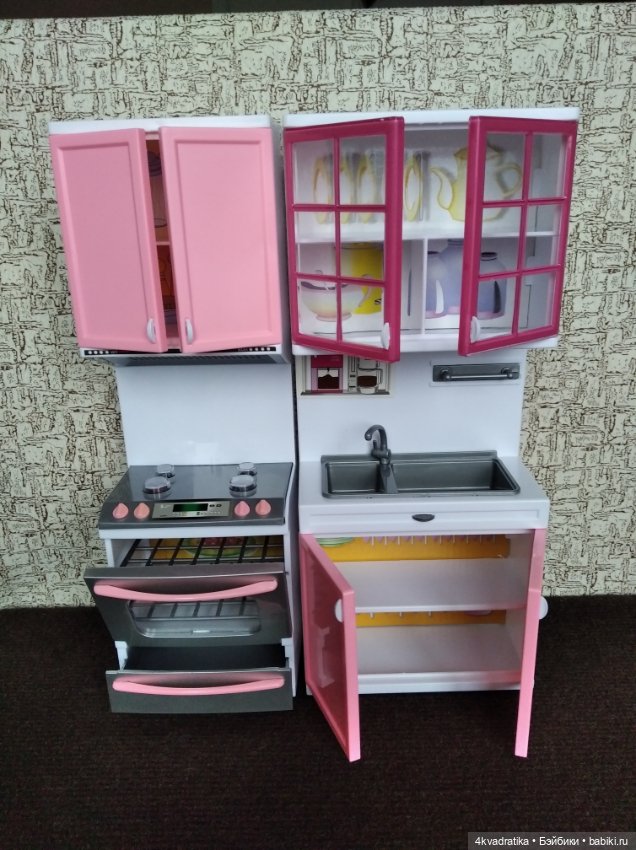 Кухня для кукол, стол, стулья (фото 3)