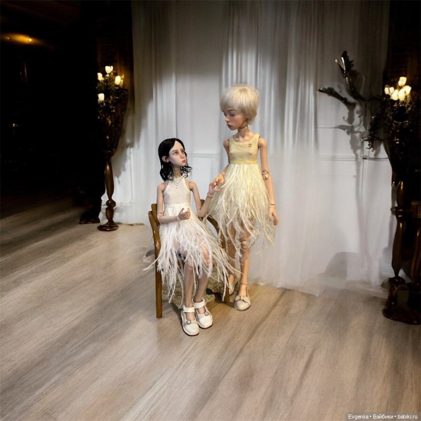 Платье со страусиными перьями (фото 3)