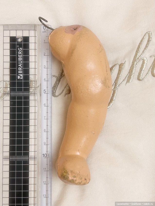 Нога запчасти для антикварной винтажной куклы (фото 2)