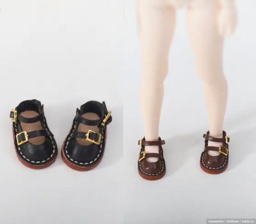 Кожаные туфли для Neo Middie Blythe Licca Momoko Obitsu Wonder Frog (фото 3)