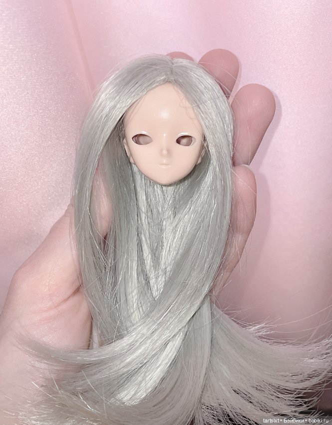 Парик для куклы ОГ 10см 3-4", 4-5"