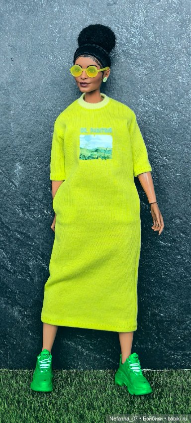 Платье для пышки Барби — Одежда для кукол (фото 3)