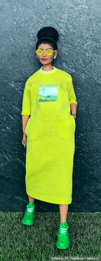 Платье для пышки Барби — Одежда для кукол (фото 2)