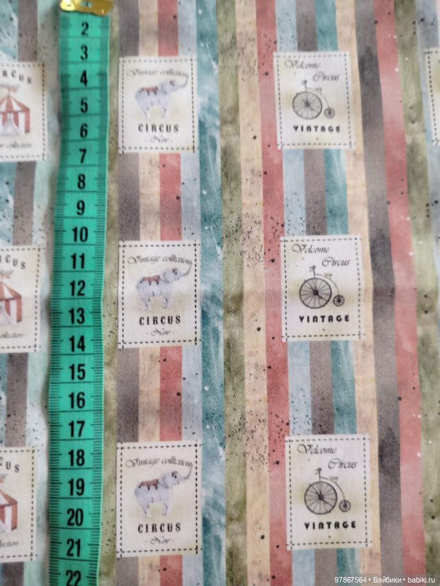 Набор тканей Винтажный цирк (фото 6)