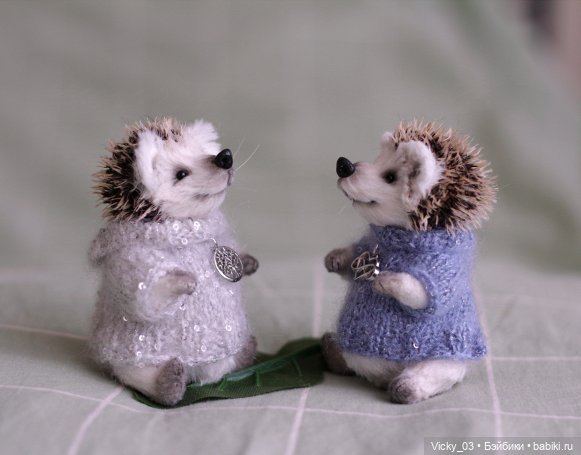 Тедди ежик миниатюрный — Авторские игрушки (фото 5)