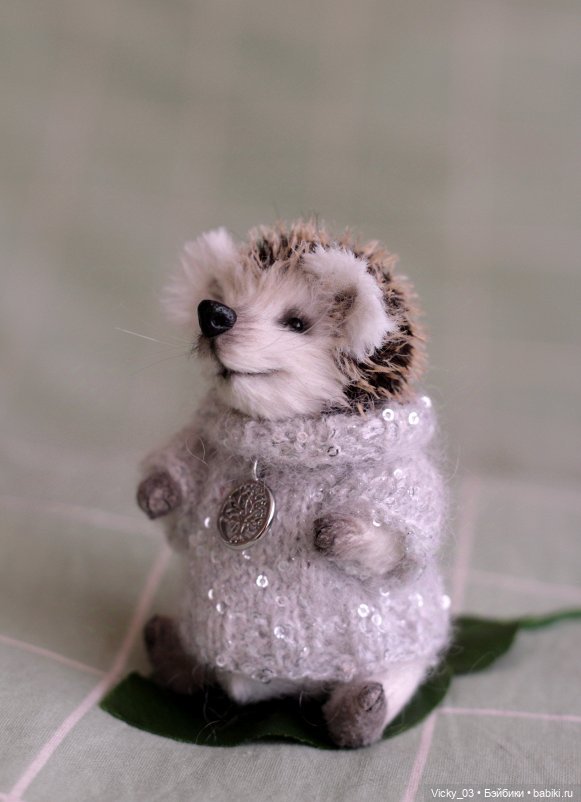 Тедди ежик миниатюрный — Авторские игрушки (фото 4)