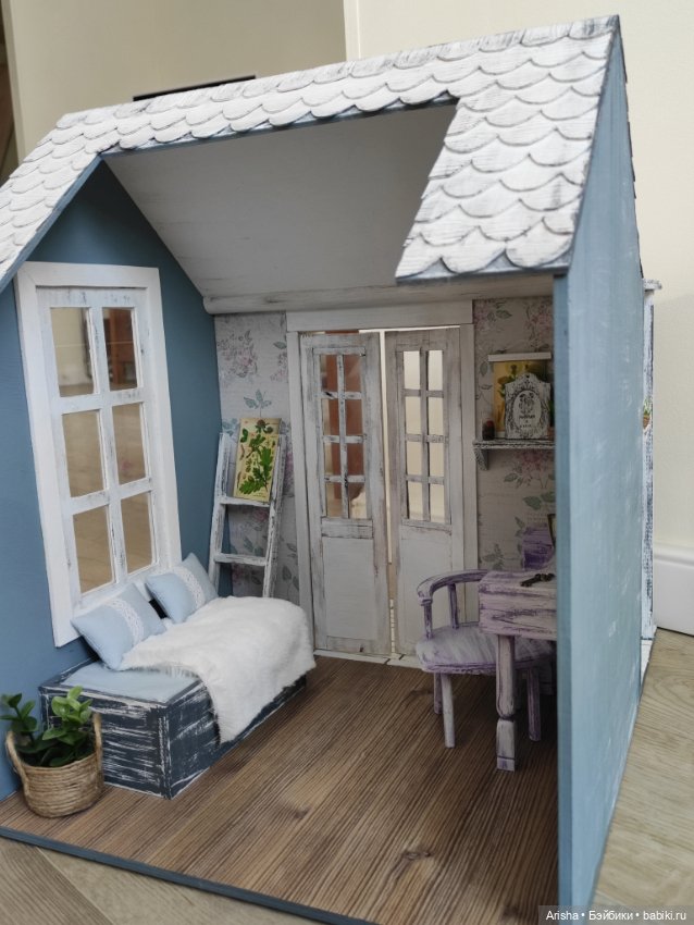 Большой дом румбокс с мебелью и террасой (фото 4)