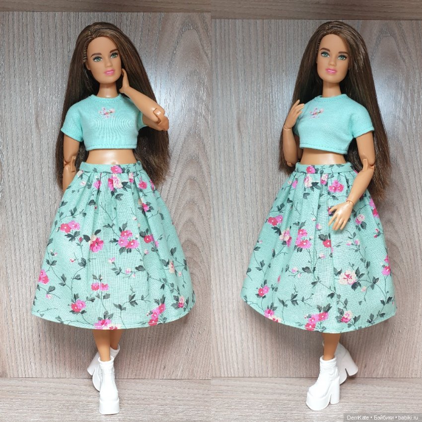 Комплект на Барби пышку — Одежда для кукол