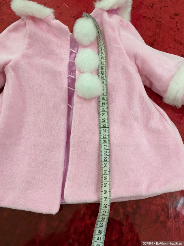 Велюровое пальто для больших девочек (фото 7)