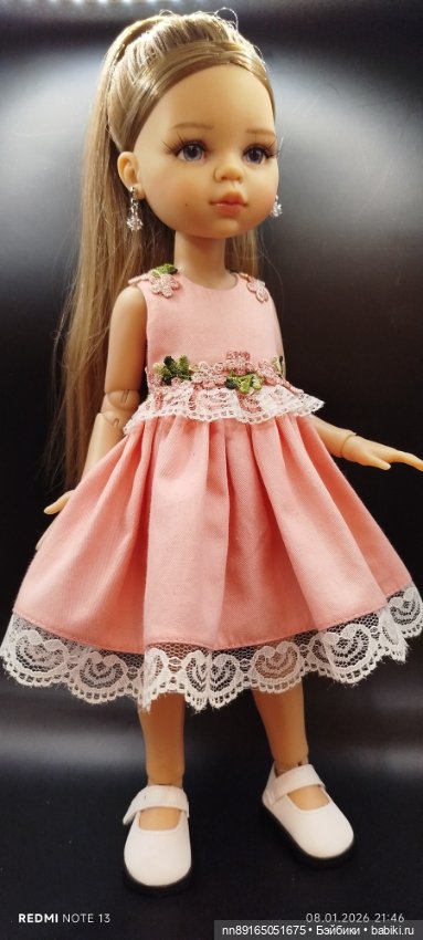 Платье для кукол Паола Рейна 32-34 см, Видал Рохас 35 см и Руби Ред 31 см (фото 3)
