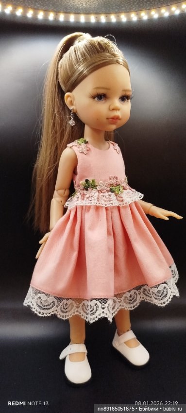 Платье для кукол Паола Рейна 32-34 см, Видал Рохас 35 см и Руби Ред 31 см