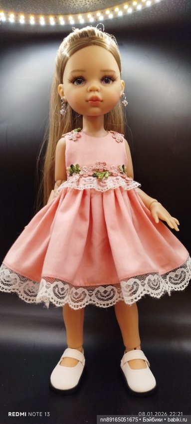 Платье для кукол Паола Рейна 32-34 см, Видал Рохас 35 см и Руби Ред 31 см (фото 2)