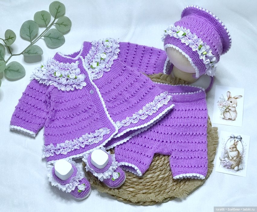 Кружевные комплекты ручная работа (фото 7)