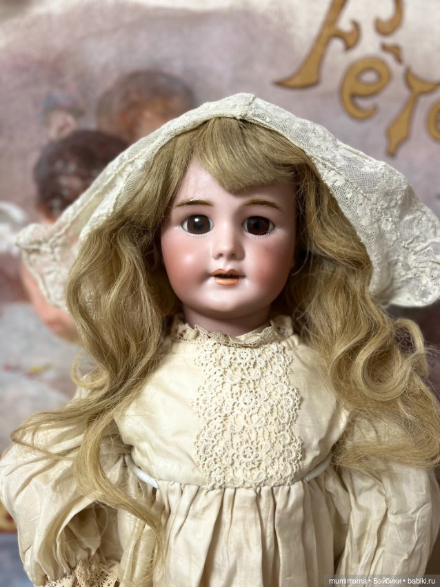 Антикварная кукла для фр рынка DEP 10 c голосовой коробкой (фото 2)