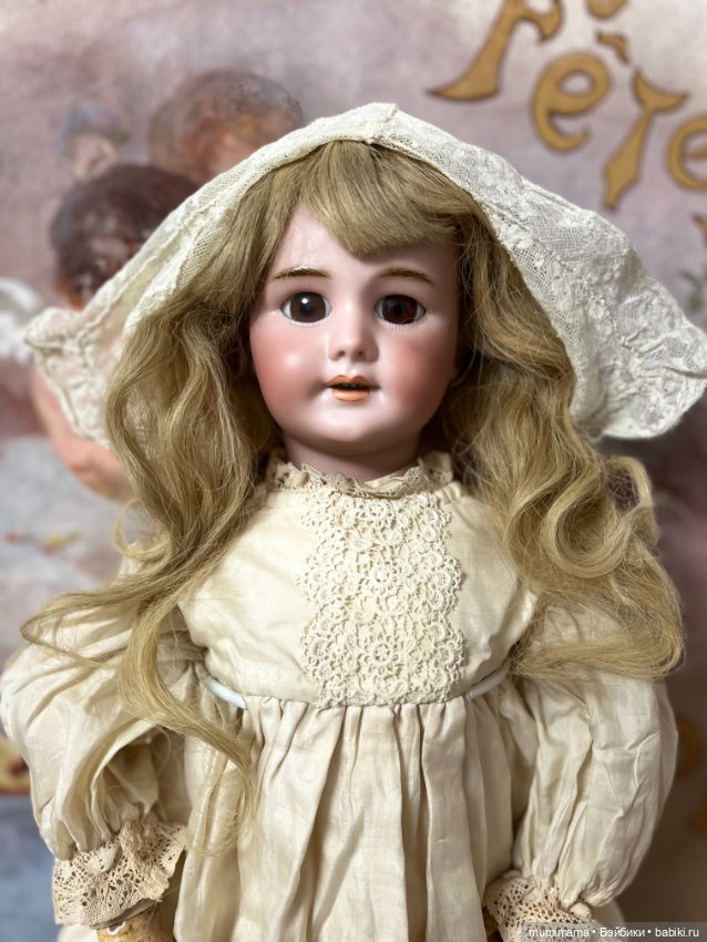 Антикварная кукла для фр рынка DEP 10 c голосовой коробкой (фото 5)