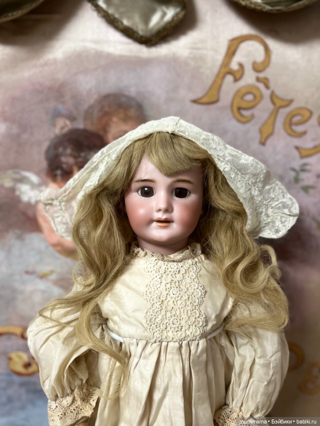 Антикварная кукла для фр рынка DEP 10 c голосовой коробкой