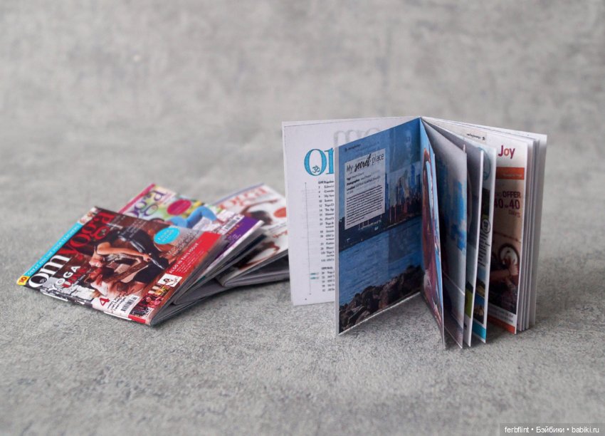 Набор журналов "OM Yoga" в масштабе 1:6 (фото 3)