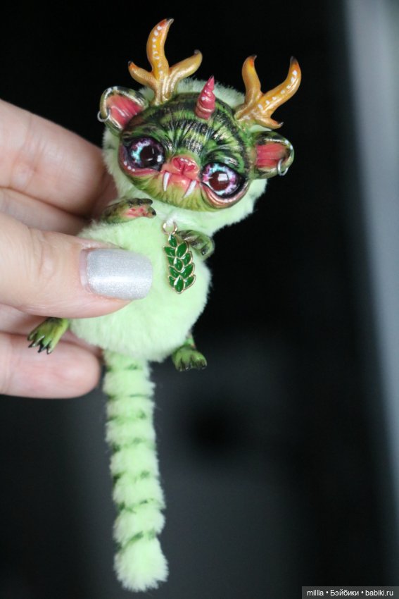 Игрушка ручной работы лесной тигренок) (фото 2)