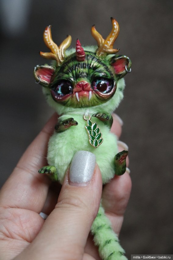 Игрушка ручной работы лесной тигренок) (фото 4)