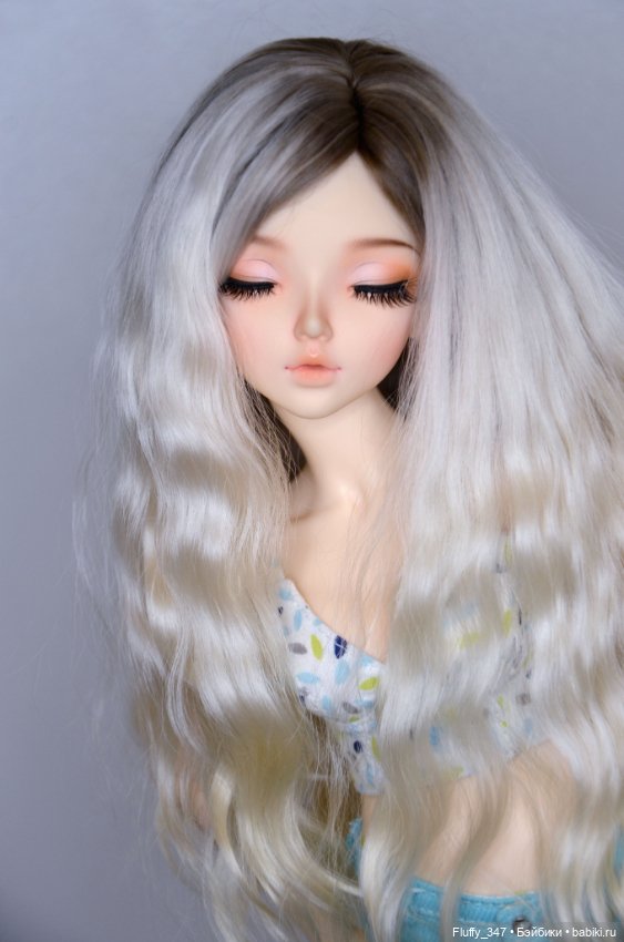 Парики из альпаки на БЖД Минифи/BJD Minifee (фото 5)