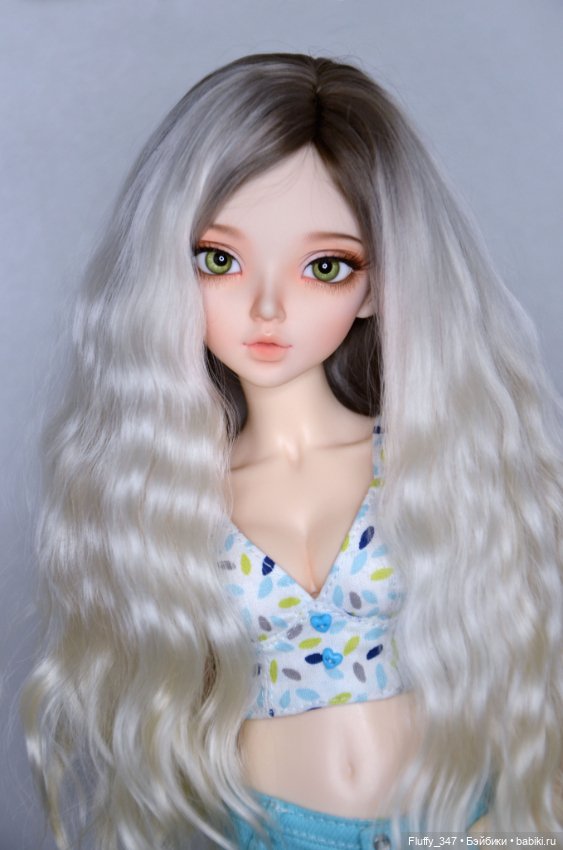 Парики из альпаки на БЖД Минифи/BJD Minifee (фото 4)