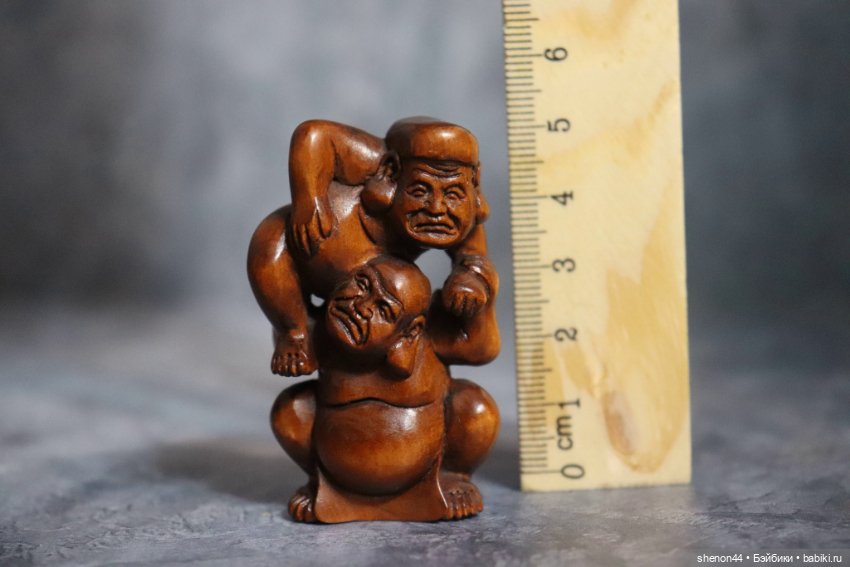 Нэцкэ "Борцы сумо" — Статуэтки (фото 5)