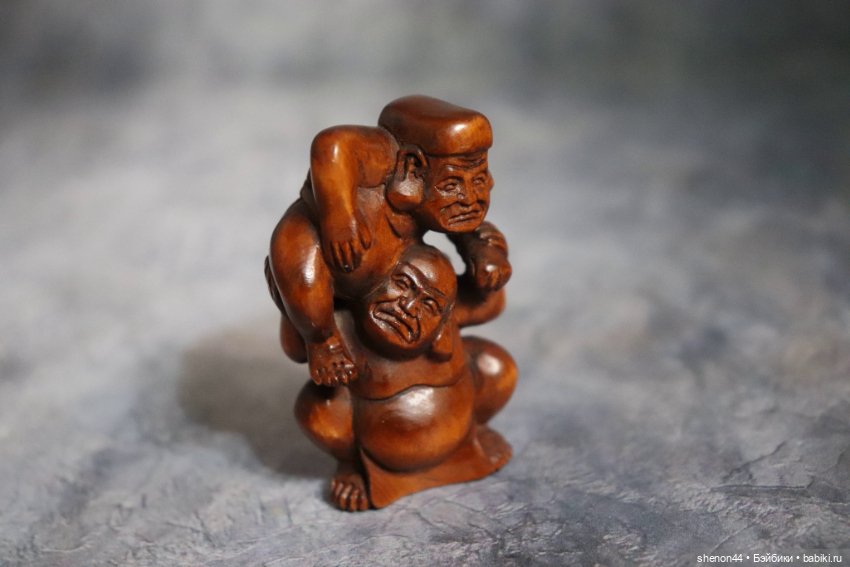 Нэцкэ "Борцы сумо" — Статуэтки (фото 3)