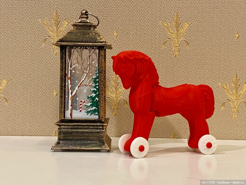 Конь-Огонь, лошадка-каталка мини из СССР