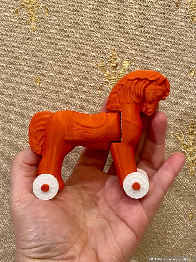 Конь-Огонь, лошадка-каталка мини из СССР (фото 3)