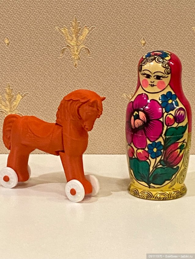 Конь-Огонь, лошадка-каталка мини из СССР (фото 5)