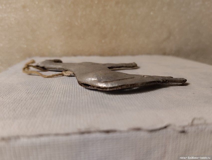 Ёлочная игрушка СССР Объёмный картонаж Лошадь, лошадка (фото 4)