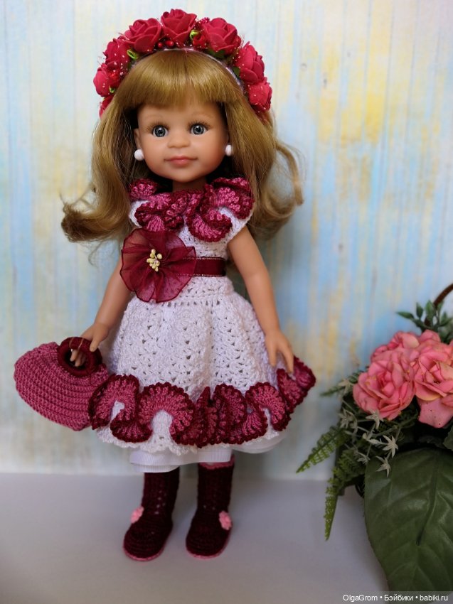 Вязанные комплекты — Одежда для кукол (фото 8)
