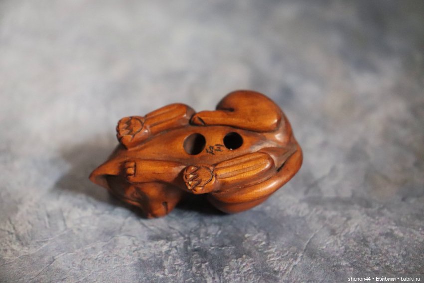 Нэцкэ "Кошка". Винтаж — Статуэтки (фото 4)